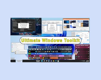 Ultimate Windows Toolkit (450+ PC Optimization, Privacy, & Customization Utilities) (Instant Download)