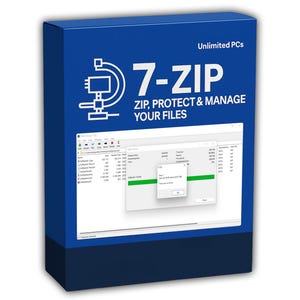 Ultimate 7-Zip Pack (File Compression & Archiving) (Windows + MacOS + Linux) (Instant Download)