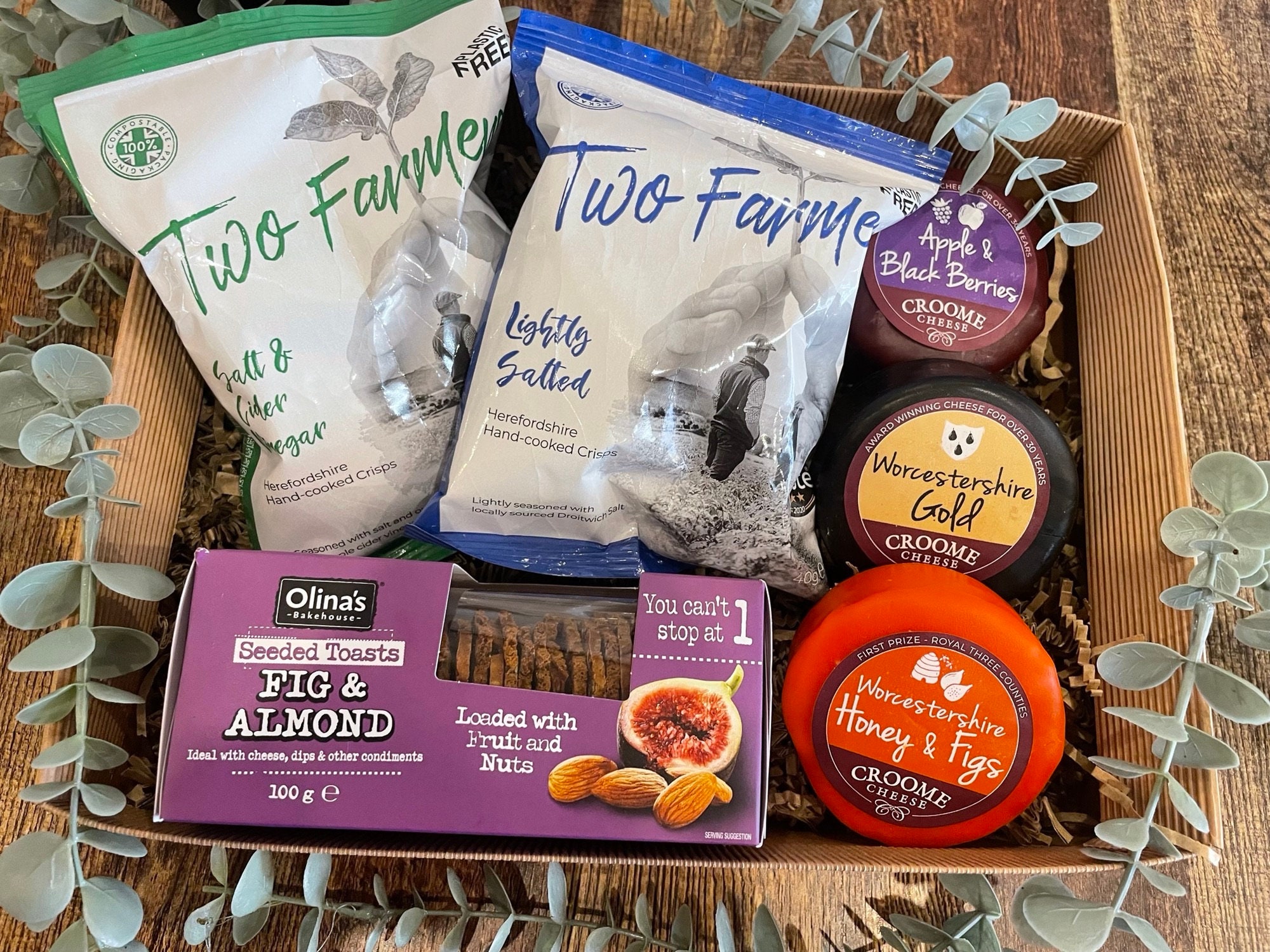 Cheese Hamper, Fathers Day Gift, Food Hampers, Cheese and Crackers