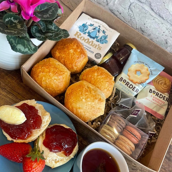 Cream Tea Hamper, Afternoon Tea Hamper, Thank you Gift,  Mothers Day Gift, Food Gift Hampers