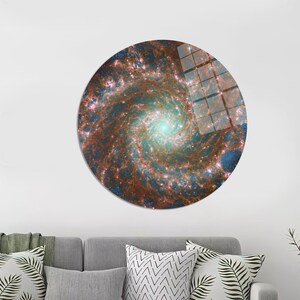 Sky View Glass Printing, James Webb Galaxy Wall Art, Space Landscape Printing, Phantom Wall Art, Gift For The Home, Tempered Glass Wall Art,