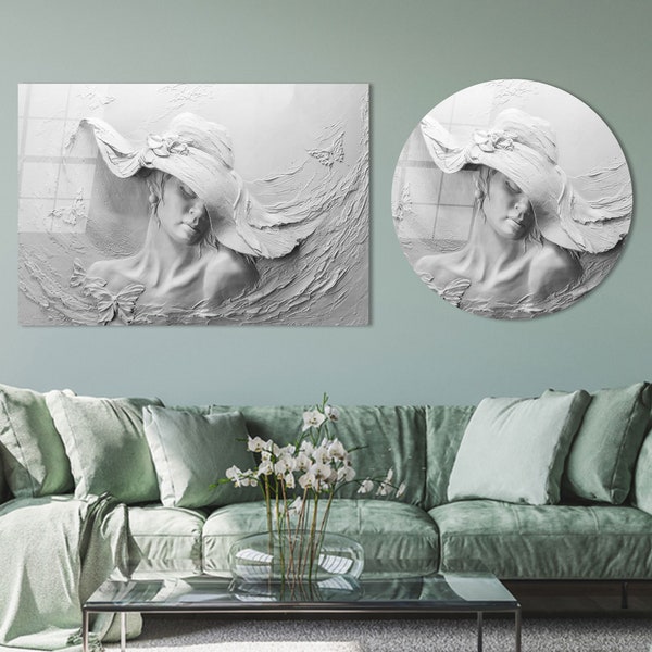 3d Glass Wall Art Etsy