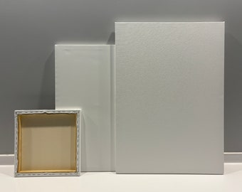 Plain White Cotton Canvas Frames: DIY Painting, Kids Art