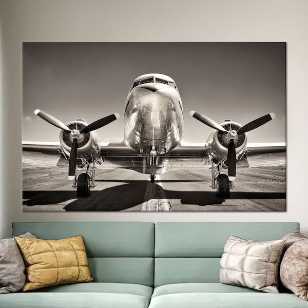 Gifts 3D Canvas, Modern Wall Decoration, Airport Canvas Decor, Airplane Photo Wall Decoration, Modern Glass Wall, Art Decor Printed,