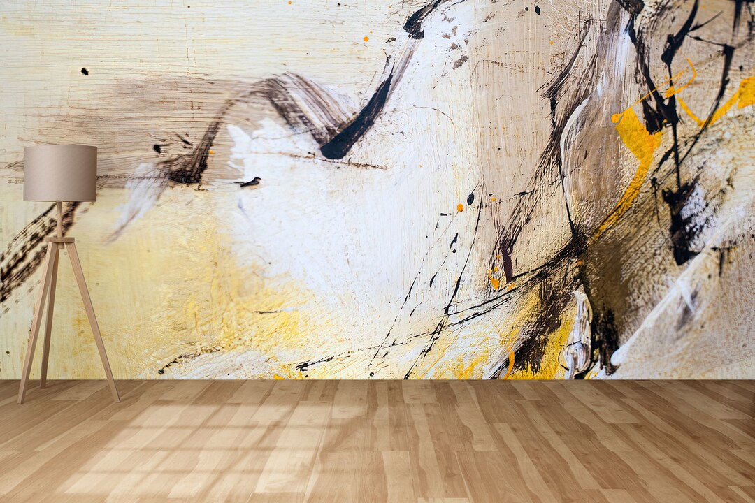 3D Wall Art, Art Deco Wallpaper, Wall Art Decor, Housewarming Gift, Soft Tones Plaster Wall