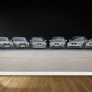 Wall Art Prints, Large Wall Paper, Personalized Gift For Him, Living Room Decor Art, Bmw All 5 Series Wall Paper, Garage Wall Decor,
