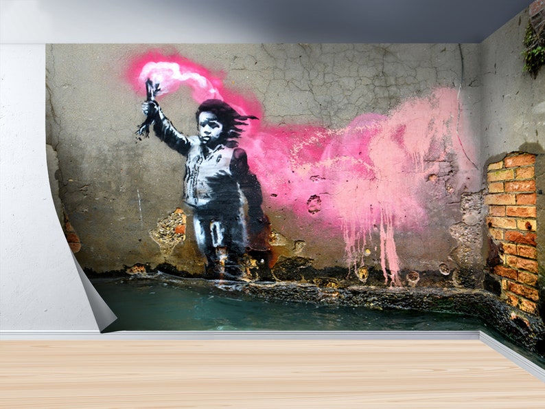 Stick on Wallpaper Art 3D Paper Art Wallpaper Patentgift Etsy