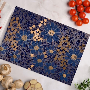 Floral Cutting Board, Trendy Chopping Board, Floral Pattern Serving Board, Modern Pattern Chopping Board, Custom Chopping Board,