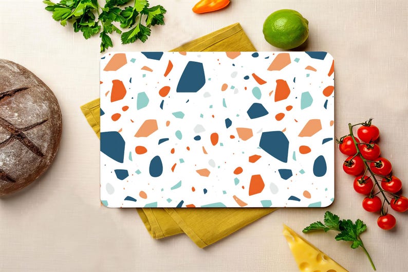 WallARTime Terrazzo Glass Cutting Board