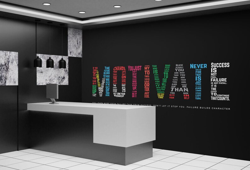 Office Wallpaper, Wallpaper Patent, Patterns And How To, Gift For Her, Motivate Mural, Positive Quotes Paper Craft, Success Wallpaper, image 5