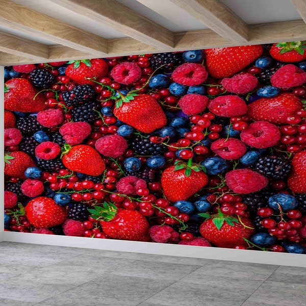 Strawberry Wallpaper - Etsy