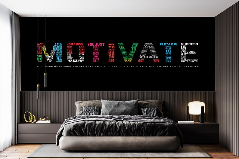 Office Wallpaper, Wallpaper Patent, Patterns And How To, Gift For Her, Motivate Mural, Positive Quotes Paper Craft, Success Wallpaper, image 2