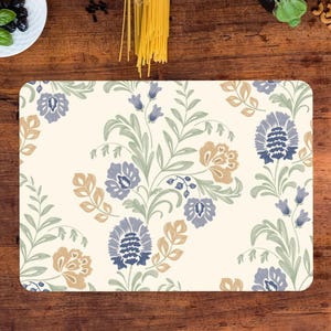 Floral Pattern Serving Board, Colorful Flowers Cutting Board, Flower Cutting Board, Kitchenware, Floral Chopping Board, Cutting Board,