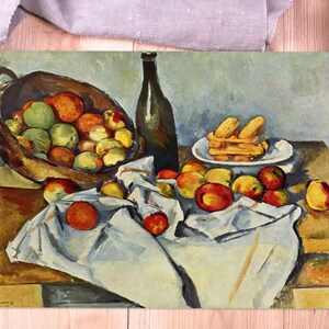 Kitchen Serving Board, Paul Cezanne Serving Board, Farmhouse Kitchen Serving Board, Famous Cutting Board, Gift for Mom, Mother&#39;s Day Gift,