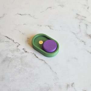 Fliq™ Button Fidget  | Minimalist Flicking Action Fidget | Smooth Tactile Fidget With Keychain