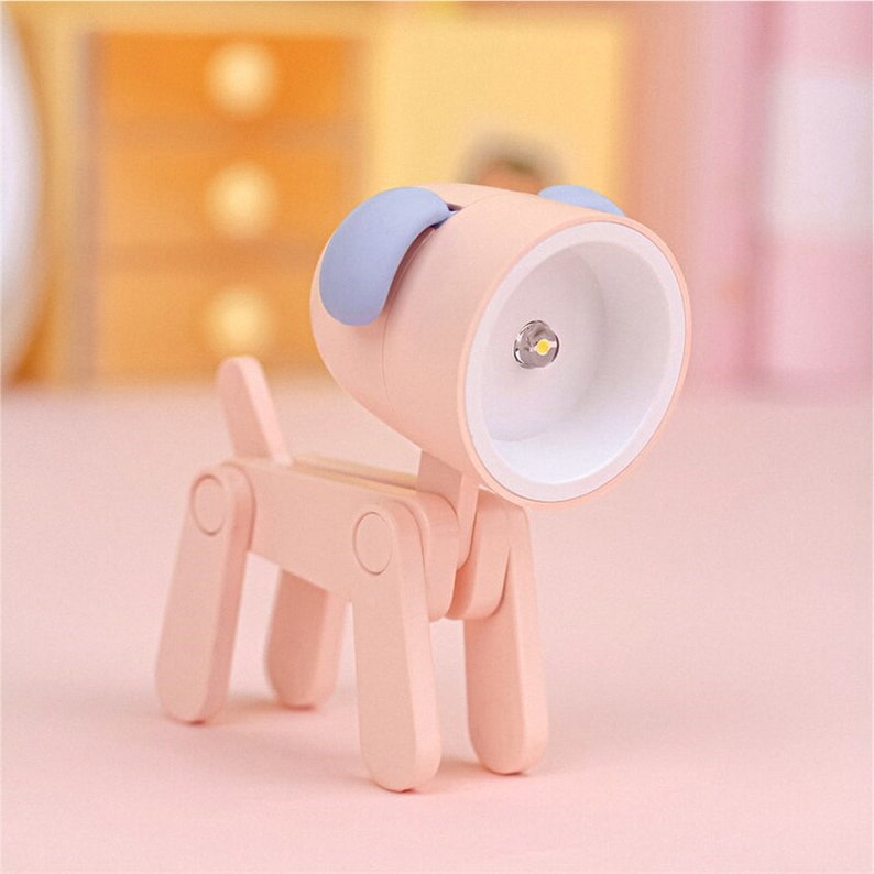Kawaii Mini Led Desk Lamp Cute Book Night Light for Bedroom Etsy