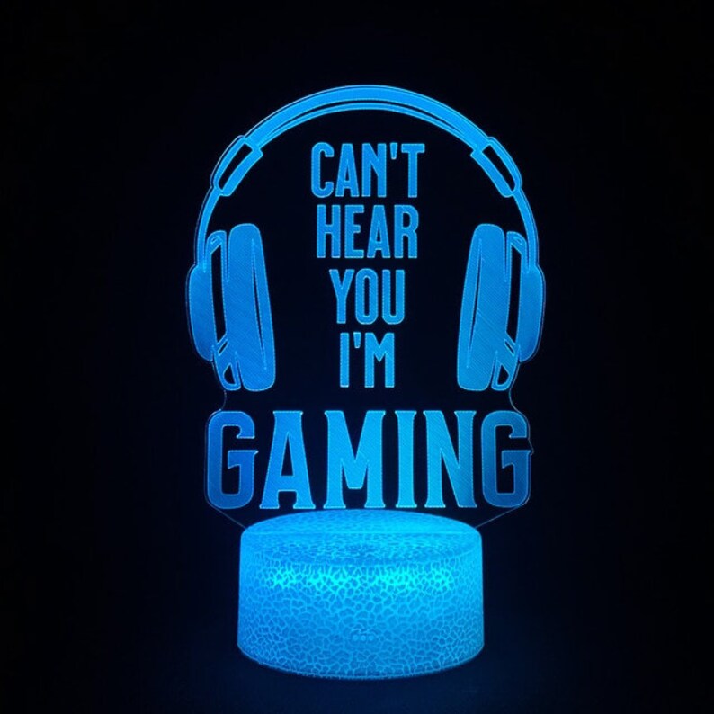 3D LED Gaming Setup RGB Lamp Gaming Room Lamp Decoration USB Etsy