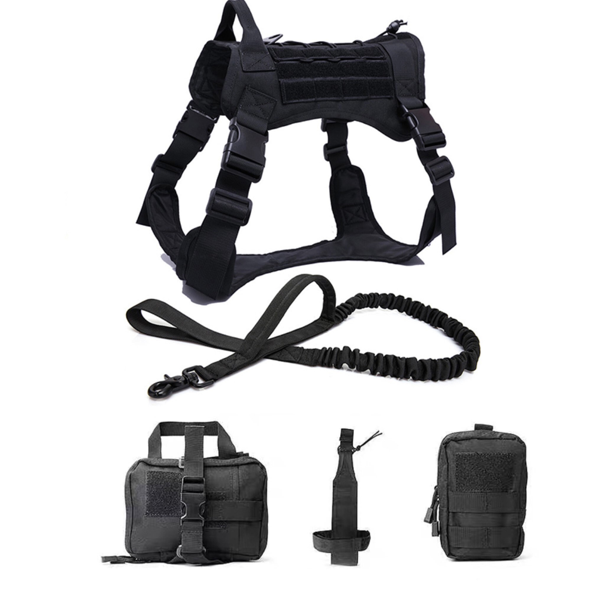 Tactical Pet Chest Vest Dog Cooling Vest Heavy Duty Outdoor Pet