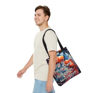 Fish Tote Bag: Garry Landreth Play Therapy Design image 7