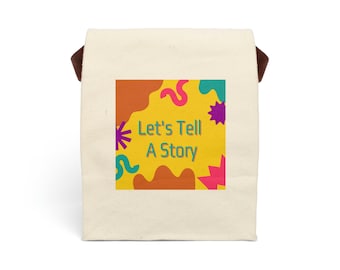 Canvas Story Bag: Kids' Creative Storytelling Travel Bag