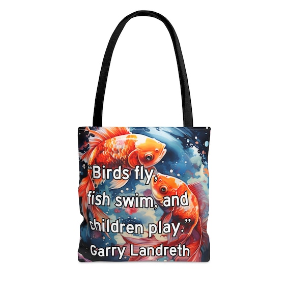 Fish Tote Bag: Garry Landreth Play Therapy Design