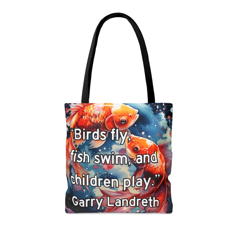 Fish Tote Bag: Garry Landreth Play Therapy Design image 6