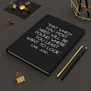 What which you need most Carl Jung Quote Journal Matte