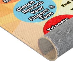 Area Rug Calm Down Choices Emotional Regulation Rug Calm Playroom ...
