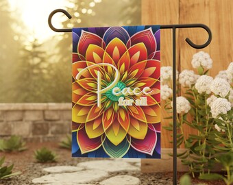 Garden Flag Peace For All Garden & House Banner