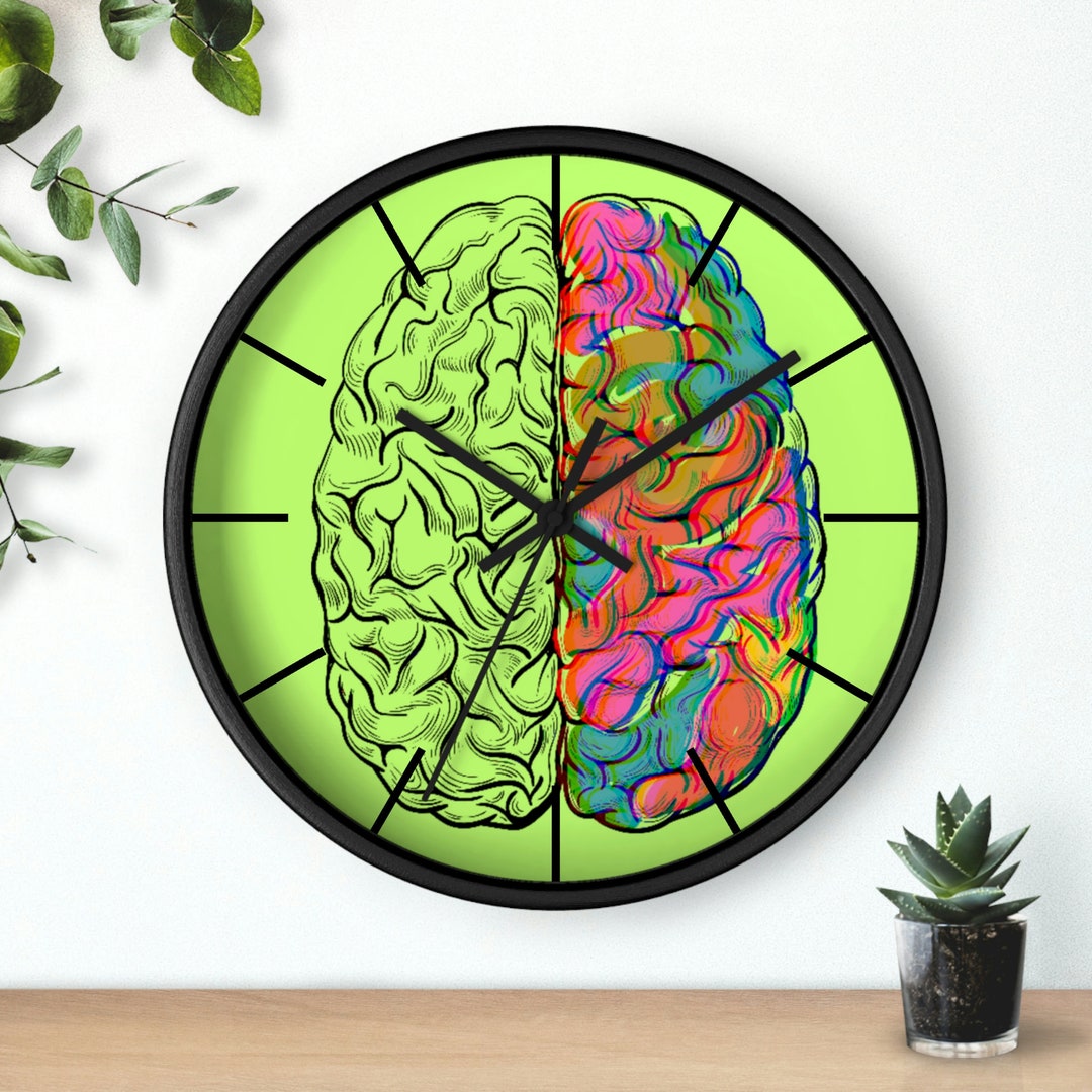 Brain Clock - Etsy