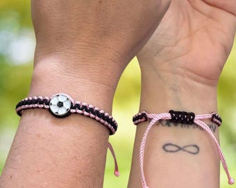 Inter Miami FIFA Club World Cup Bracelet - Handmade Soccer Charm - Durable Mexican Nylon String - Unique Fan Gift - Club Miami Fan Gear
