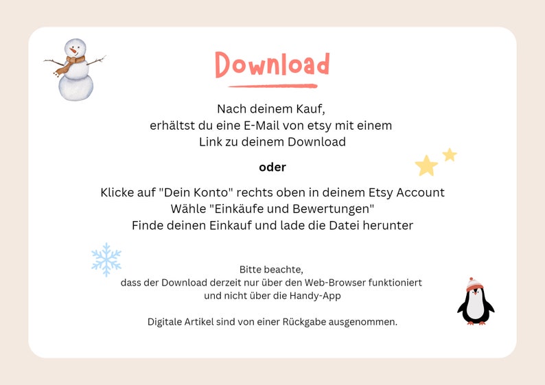 Adventkalender für Kinder 24 Scherzfragen PDF-Sofort Download Weihnachten zum selber Basteln Ausdrucken Schule lustig digital Bild 7