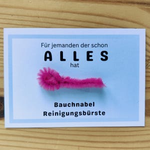 regalo divertente e divertente per qualcuno che ha già tutto | piccolo souvenir regalo scherzo | Spazzola per la pulizia dell'ombelico | per lui/lei