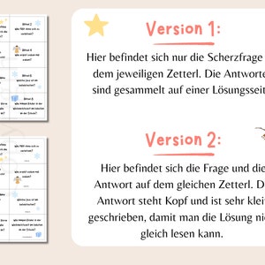 Adventkalender für Kinder 24 Scherzfragen PDF-Sofort Download Weihnachten zum selber Basteln Ausdrucken Schule lustig digital Bild 6