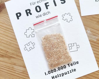Funny gift for someone who already has everything | small joke gift | 1,000,000 piece wooden puzzle | for him/her
