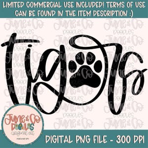 May include: Black and white digital graphic design of the word "Dog" with a paw print in the center. The text is in a handwritten style.