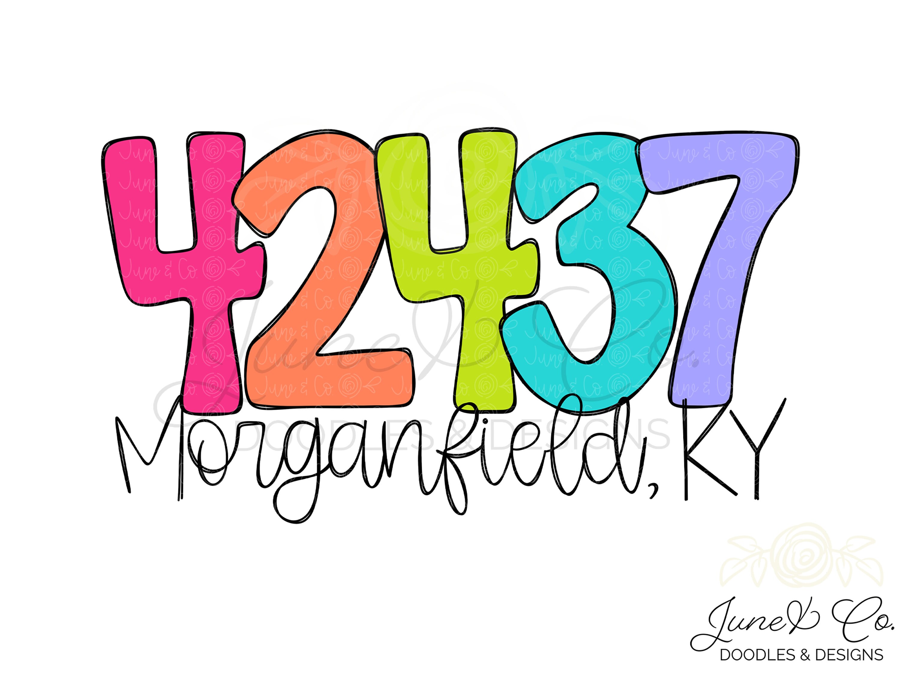 Custom City State Zip Code PNG State of Kentucky Sublimation Etsy