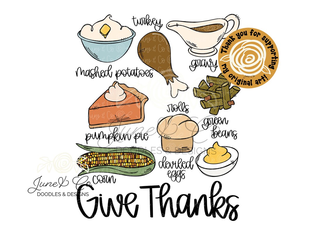 What do we give thanks for on thanksgiving kids