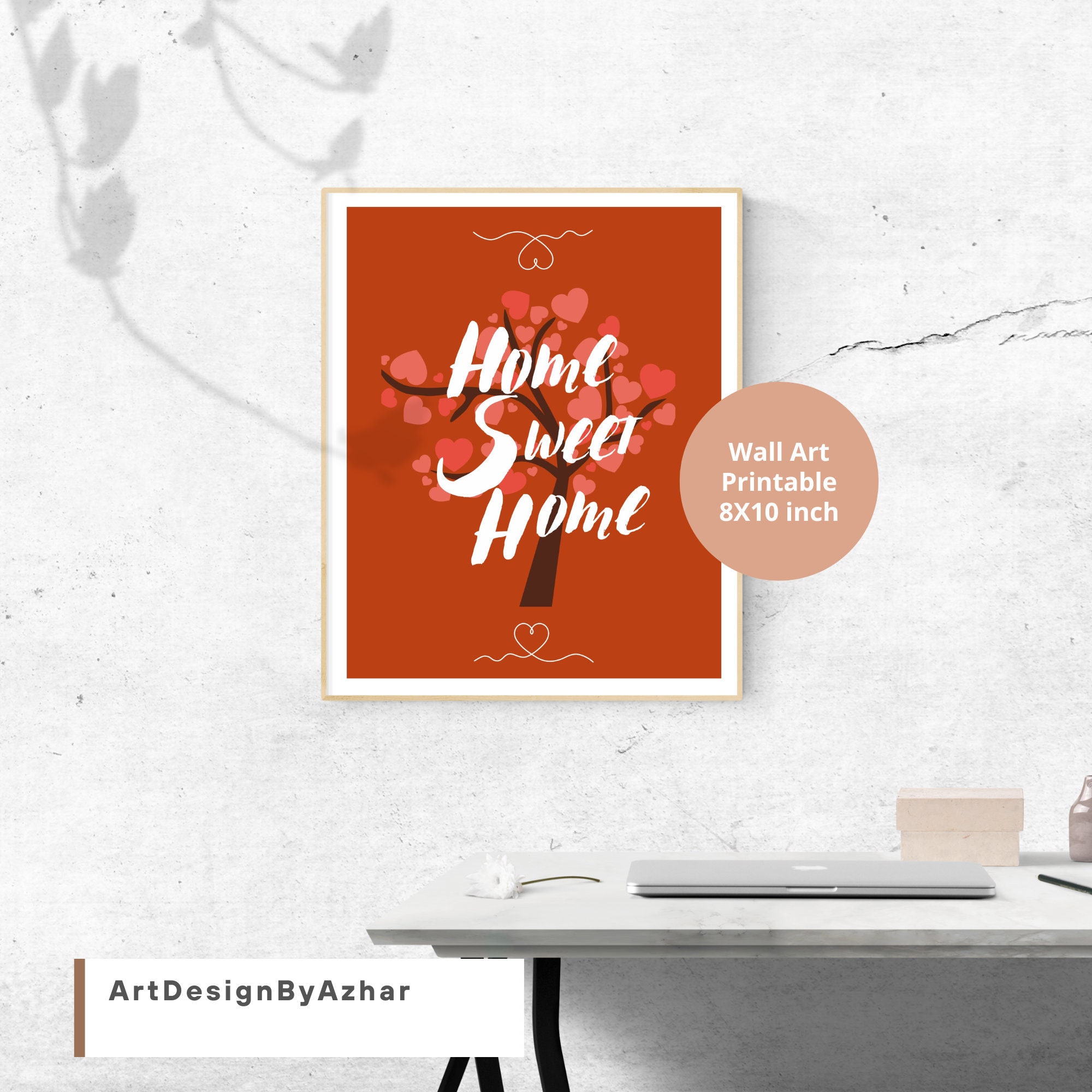 Home Sweet Home, Printable Quotes, Home Decor, Housewarming Gift, Home ...