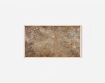 Abstract Wall Textured Frame TV Art - Modern Art for Frame TV, Rustic Neutral Decor (Digital Download)