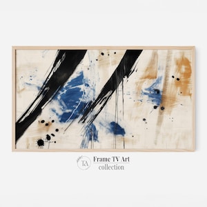 Abstract Samsung Frame TV Art | Modern Art for Frame TV | Japandi Wabi Sabi Minimalist Decor | Instant Download
