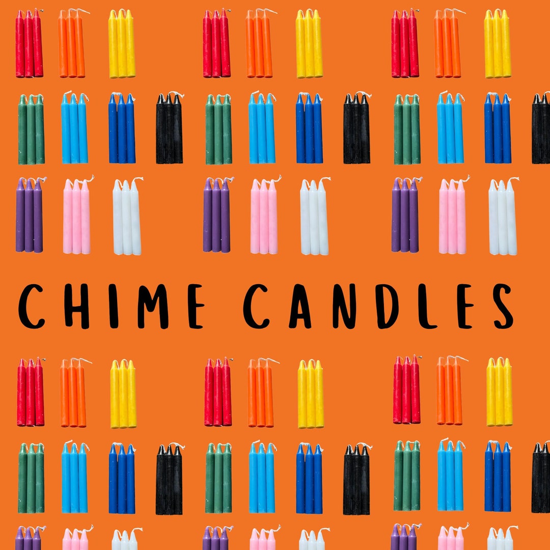 4 Chime Candles Pack of 10 Mini Chime Candles Spell Candles 1 of Each Color Wholesale Spell