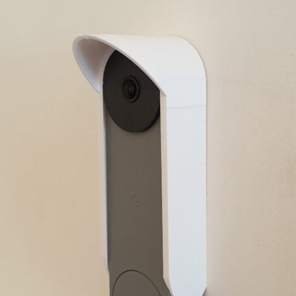 Google nest hello video smart doorbell cover en bescherming tegen weer en wind