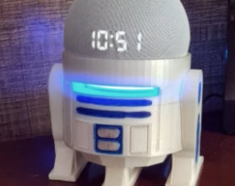 R2-D2 droid docking for Amazon echo dot generation 4 and 5 stand from Star Wars