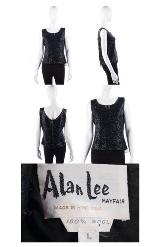 Vintage 1960's Alan Lee - Mayfair,  Beaded Sequin… - image 2