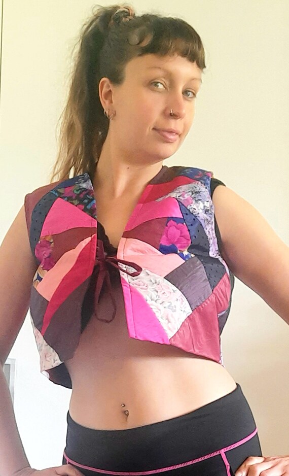 PATCHWORK VEST Handmade from recycled materials. - image 1