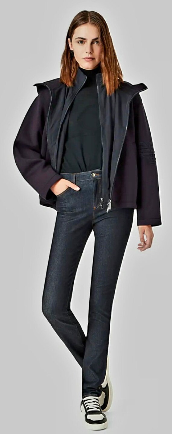 VintageVixter Emporio Armani J18 W25 Slim Fit Ladies Jean 32 L Bnwt