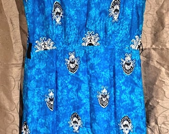 Vintage Handmade Summer Dress Size UK 12