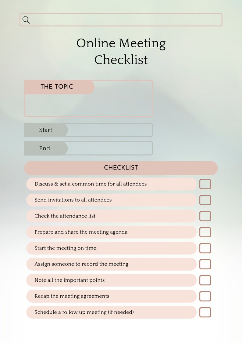 Printable Meeting Planner |notes,notepad,planner,meeting,plan,agenda ...