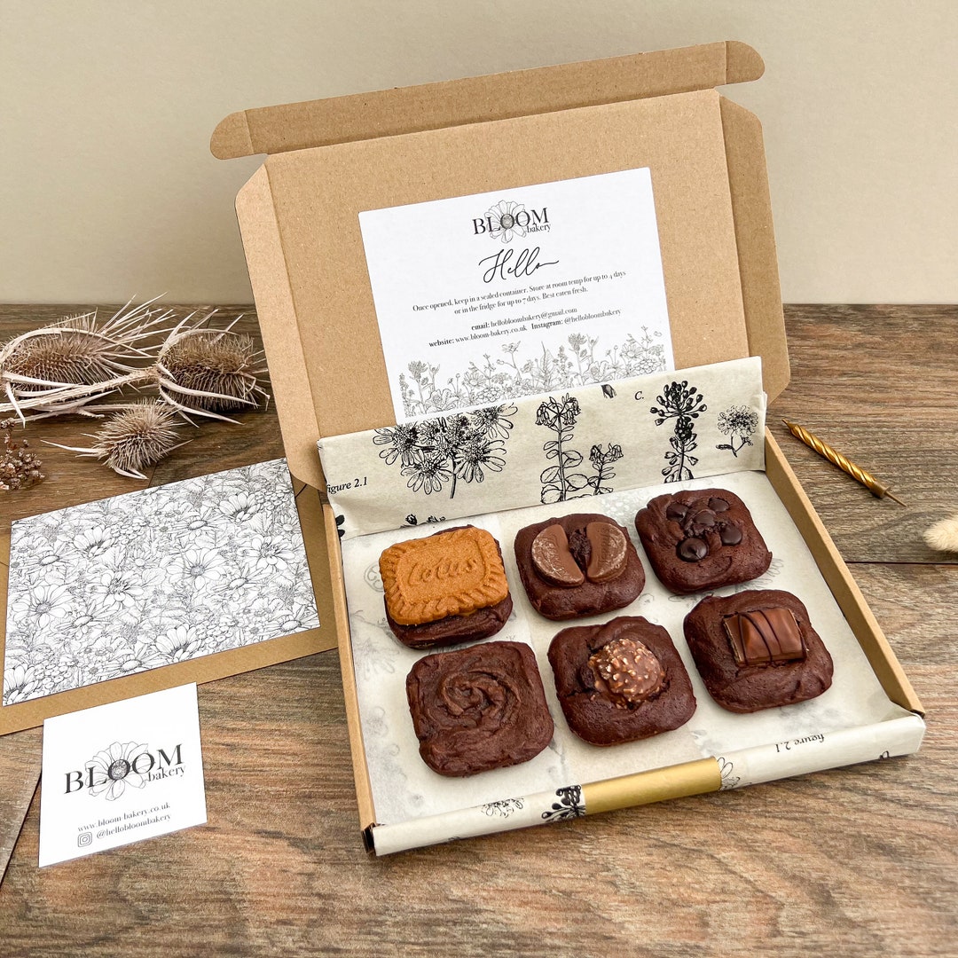 Luxury Letterbox Brownie Mixed Box Postal Brownies Letterbox Gift Gift